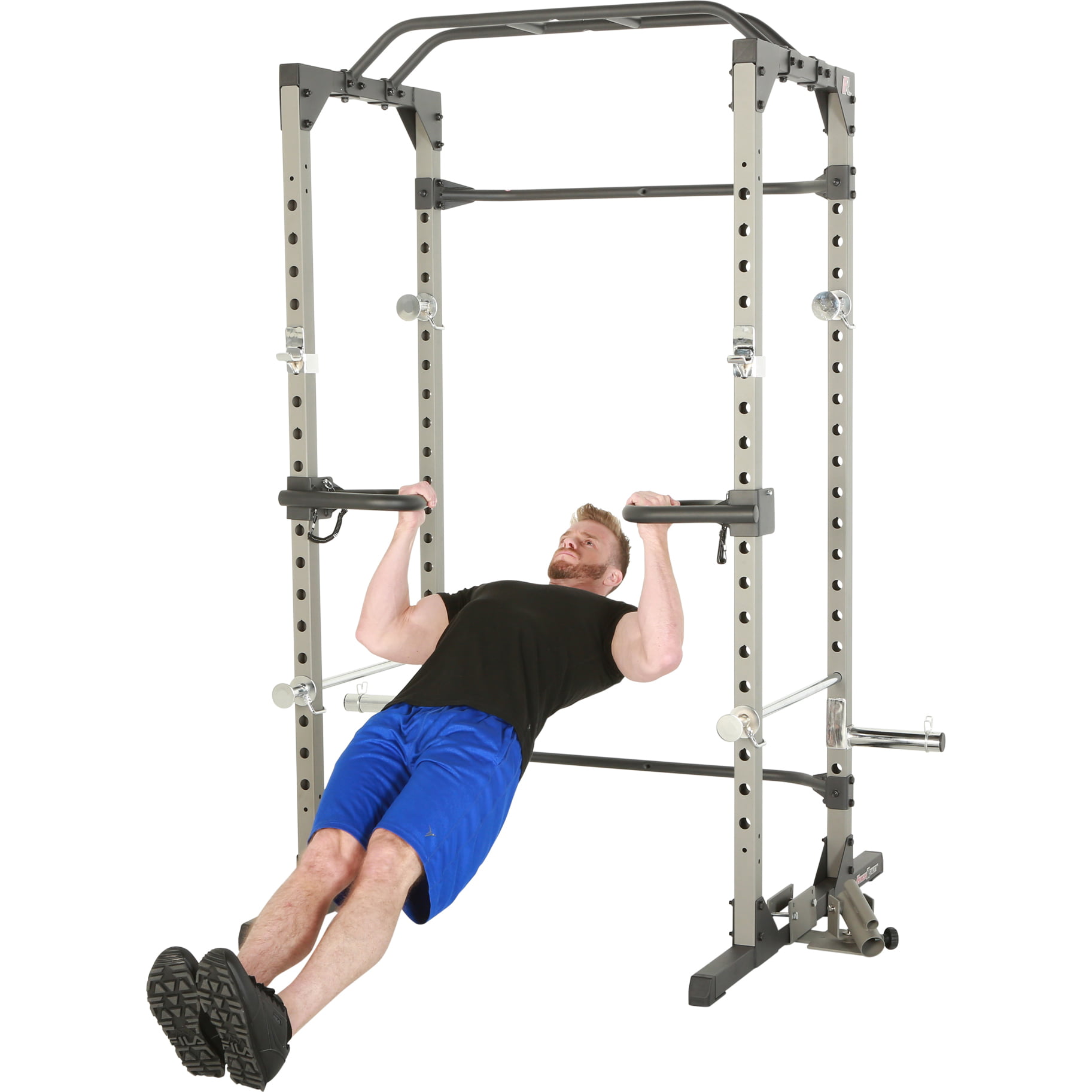 Designed to fit 2 x 2 Tube Power Racks/Power Cage with 1 Hole Powergainz Set of 2 Dip Bar Attachments 