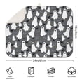 thumbnail image 2 of Ghostly Boo Halloween Pattern Dish Drying Mat for Kitchen 1 Pack, Ultra Absorbent Microfiber Dishes Drainer Mats,18x24in(46x61cm), 2 of 4