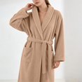 thumbnail image 2 of Gifts for Mom Robe for Women Fluffy Loungewear Oversized Warm Women's Robes Bath Womens Bathrobe Coffee, 2 of 9