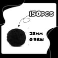 thumbnail image 2 of 150 Pieces Pom Poms, 1 Inch  Pom Poms for Crafts, Fuzzy Pompom Puff Balls, Small Pom Pom Balls for Crafts Projects, DIY Arts, Home Decorations Craft Supplies, 2 of 7