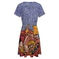 thumbnail image 5 of Phish Your Trip Is Short Sundress Short Sleeve Dress Summer Women Clothes Dress for Women Dresses, 5 of 7