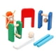 thumbnail image 2 of Bloques de construcción de madera coloridos para niños en edad preescolar, juguetes de construcción y apilamiento. 6 grupos, 2 of 9
