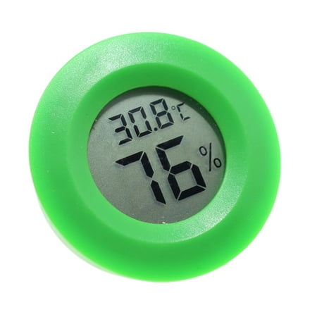 

ABIDE Practical Digital Indoor Round Thermometer Room temperature tester Hygrometer Temperature Humidity Meter LCD Display