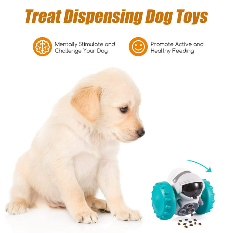 Dog Treat Dispenser Toy, Paddsun Dog Toys Interactive Dog Treat Puzzle Toy  for Small Medium Large Dog, Slow Food Feeder, Pet IQ Test Stimulation Toys