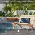 thumbnail image 4 of Outdoor Lumbar Pillows with Strap & Insert Blue Leopard Recliner Head Pillow Pack of 2 Bohemian Animal Print Waterproof Headrest Patio Lounge Chair Pillows for Beach Office 12x20 Inch, 4 of 9