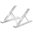 thumbnail image 1 of Graflsoa Adjustable Ergonomic Laptop Stand with 10-Level Height, Foldable Design for Enhanced Comfort and Cooling, Lightweight and Portable, Available in Black or White., 1 of 6