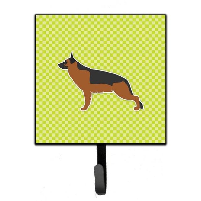 German Shepherd Porte-clés Ou Laisse à Damier Vert