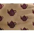 thumbnail image 5 of oneOone Georgette Viscose Light Peach Fabric Tea Kettle Sewing Fabric By The Yard Printed Diy Clothing Sewing Supplies 42 Inch Wide-Y4, 5 of 6