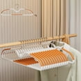 thumbnail image 5 of Short Neck Hanger, Non Slip Clothes Hanger, Thickened Plastic Hanger, Space Saving Design + Durable Material, Home Organization, For Wardrobe Storage, Maximize Closet Space, Hanging Rack FAJHHA, 5 of 7