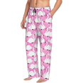 thumbnail image 6 of Logiee Beautiful Swans Print Pajama Pants for Men,Men’s Pajama Bottoms,Mens PJ Pants with Pockets & Button Fly-Small, 6 of 6