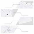 thumbnail image 4 of Ohufall Sets for Men Turndown Collar Button Long Sleeve + Zipper Straight Solid Color Pants Set, 4 of 4