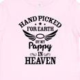thumbnail image 4 of Inktastic Handpicked for Earth by My Pappy in Heaven with Angel Wings Boys or Girls Baby T-Shirt, 4 of 5