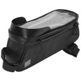thumbnail image 2 of Bolsa para marco de tubo frontal de bicicleta, bolsa para montar en bicicleta de montaña y carretera, huella dactilar para teléfono móvil con visera solar NikouMX  Deportes, 2 of 8