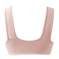 thumbnail image 6 of Uqiangy Womens Tops Push Up Bras for Women Bra Wireless Push-Up Bra Zip Front Bra Top Bras for Women Sports Bras for Women Front Close Bras for Women Plus Size Light Pink S, 6 of 9