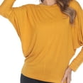 thumbnail image 5 of White Mark Women's Banded Dolman Top, 5 of 6