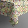 thumbnail image 5 of Pioneer Flower Floral Print Pattern Square Tablecloth, Waterproof Wipeable Spillproof Washable Table Cover for Home Kitchen Party and Daily Decor 60"x60", 5 of 6