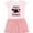 Pink With Stripes, variant on Inktastic Valentine's Day Nana's Lovebug Girls Toddler Dress