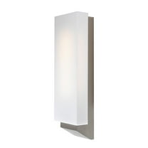 Woodbridge Lighting Sentinel 1-light Metal LED Wall Sconce in Satin Nickel