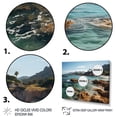 thumbnail image 3 of Designart "Rocky Beach Serenity Spain Azure Coastline I" Nautical & Beach Floater Framed Wall Art Living Room, 3 of 7