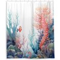 thumbnail image 6 of FREEAMG Sea Animals Shower Curtain Waterproof Washable Shower Bath Curtain 60x72 Inch Bathroom Decoration Fabric Shower Curtains with 12 Hooks, 6 of 6