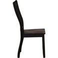 thumbnail image 4 of ACME Renske Wooden Slatted Back Dining Side Chair in Black Set of 2, 4 of 5