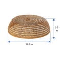 thumbnail image 4 of Kouboo La Jolla Rattan Food & Plate Cover, Hand-Woven Food Cover For Fruit Serving, Decorative Kitchen, Honey Brown, 4 of 4