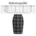thumbnail image 5 of 1PCS pencil skirt plaid skirt-dark coffee plaid-L, 5 of 5