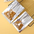thumbnail image 3 of Bolsa aluminizada, bolsa de plástico translúcida con sellado de tres lados, bolsa de embalaje de grado alimenticio de boca plana aluminizada, 3 of 5