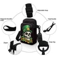 thumbnail image 5 of HELLHERO Skull and Skull Coin Design Shoulder Bags Polyester with Shoulder Strap Underarm Shoulder Bag for Travel, 5 of 10