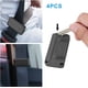 thumbnail image 2 of clips de ajuste para cinturón de seguridad, clip de ABS ajustable y duradero, abrazadera universal para cinturón de seguridad de coche para niños y adultos (negro), 2 of 5