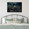 thumbnail image 3 of HFDF Vtage Readg wall Art witch flower sea antique aesthetic poster Moody Victorian Girl Wall Art Dark Academia wall art Gothic Wall Decor Picture for Bedroom black 24x16inch Framed, 3 of 6