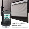 thumbnail image 2 of Control Remoto Inalámbrico de Cuatro Botones para Puerta de Garaje con Código Rodante, Súper Metálico, 433 MHz, Protección de Seguridad., 2 of 5