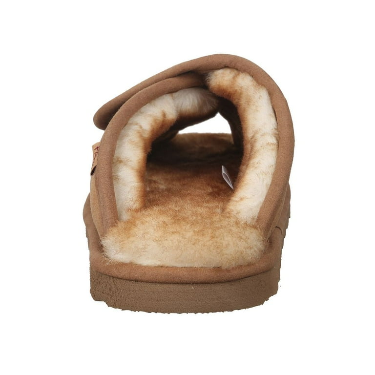 Adjustable sheepskin slippers deals