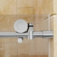 thumbnail image 3 of Sunny Shower 60" in. W x 72" in. H Frameless Sliding Shower Door 3/8" Glass Chrome Stainless Steel, 3 of 7