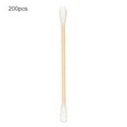 Disposable Bamboo Double Tipped Cotton Swabs Ear Cleaning Wood Sticks