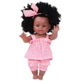 thumbnail image 2 of Teissuly Black Realistic Reborn Baby Dolls Girls 35cm African American Lifelike Sleeping Newborn Baby Doll Gift Set Teissuly WER202311216118, 2 of 4
