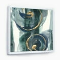 thumbnail image 1 of Mettalic Indigo and Gold II - Posh & Luxe Framed Canvas, 1 of 3