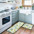thumbnail image 2 of Lemon Kitchen Rugs and Mats Non Skid Washable Absorbent Microfiber Kitchen Mats for Floor Anti Fatigue Kitchen Mat Set of 2 Lemon Kitchen Decor Stain Resistant 17"x47.2"+17"x23.6", 2 of 5