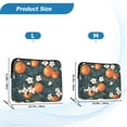 thumbnail image 4 of FORMRS 15"-15.6" Laptop Sleeve Protective Case Soft Carrying Quilted Computer Bag Cover, Blue Floral Oranges, 4 of 7
