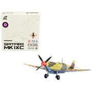 Supermarine Spitfire MK IXC Fighter Aircraft "Royal Air Force, North Africa" (1943) 1/72 Diecast Model by JC Wings