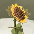 thumbnail image 5 of Robotime Rowood - DIY Wooden Flower Bouquet 3D Wooden Puzzle Figure, 5 of 11