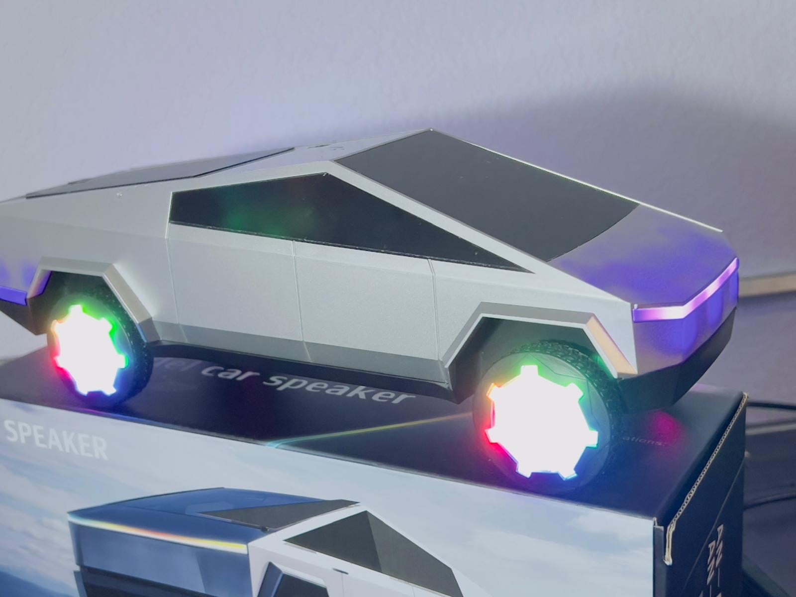 BT Cybr Truck Shape Bluetooth Portable Speaker LED light support USB/FM