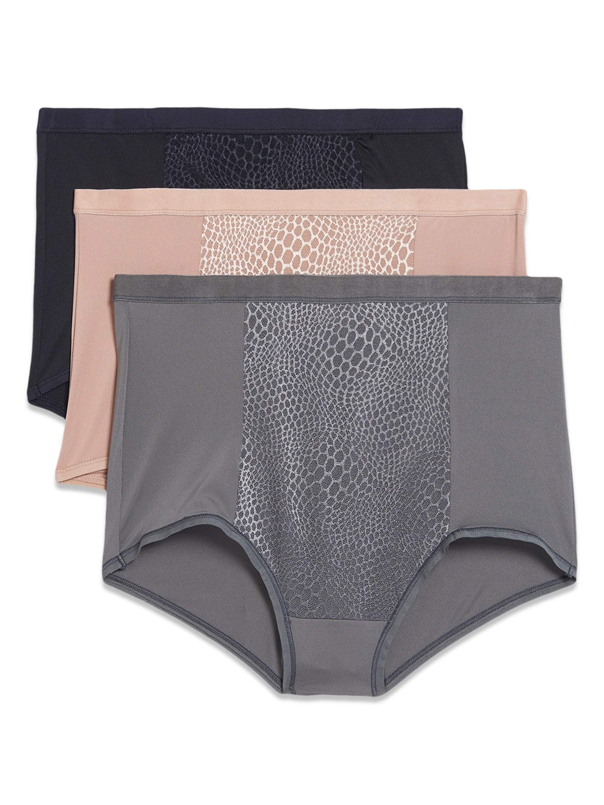 Warner's Women's Blissful Benefits Tummy Smoothing Hipster Panties Multipack 