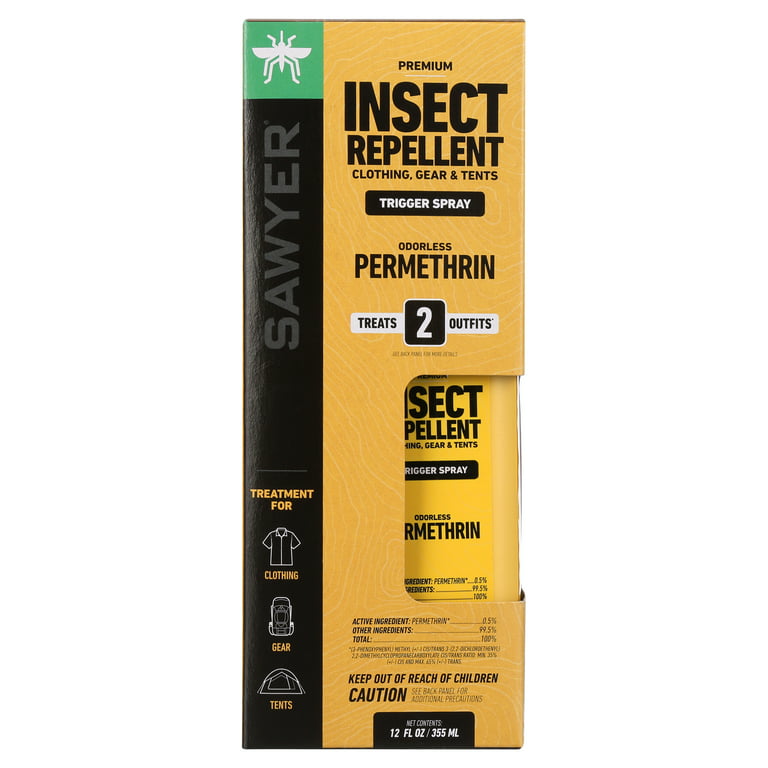 Sawyer Permethrin Clothing and Fabric Insect Repellent Trigger Spray 
