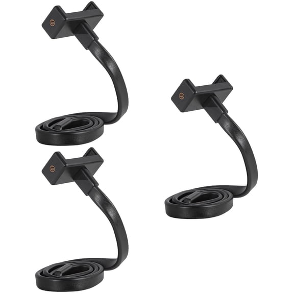 HOMEMAXS 3pcs Multifunctional Phone Rack Bendable Cell Phone Bracket for Shopping Cart Treadmill