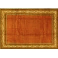 thumbnail image 1 of Ahgly Company Machine Washable Indoor Rectangle Persian Yellow Traditional Area Rugs, 2' x 4', 1 of 4