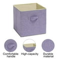 thumbnail image 3 of Caja de almacenamiento de tela de algodón y lino, caja de almacenamiento de ropa, caja de almacenamiento de oficina, 3 of 5