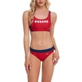 thumbnail image 3 of Adoretex Women's Guard Workout Bikini Swimsuit Bottom (FGN08B) - Red/Navy - X-Large, 3 of 3