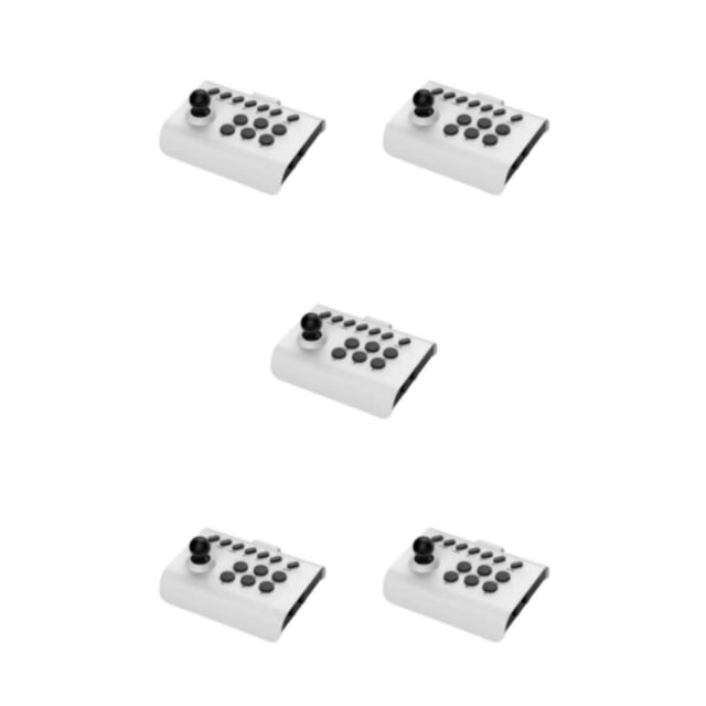 Cateissary Joystick inalámbrico Suministros para juegos Conexión rápida Universal Tamaño compacto Control Stick Pieza reemplazada Blanco-negro Type2 NO2