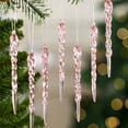 thumbnail image 4 of Christmas Tree Ornaments Christmas Transparent Icicle Pendant Christmas Tree Decoration Thread Pendant Tree Ornaments Decorations, 4 of 5